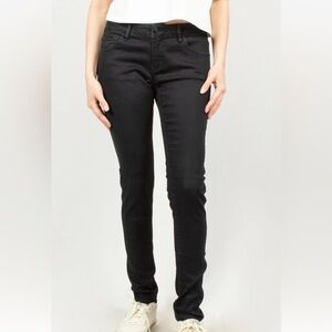 The Kooples Soft Denim Skinny Jeans Black Size 25 NWT